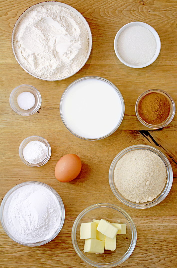 What ingredients do you need to make Cinnamon Roll Muffins?