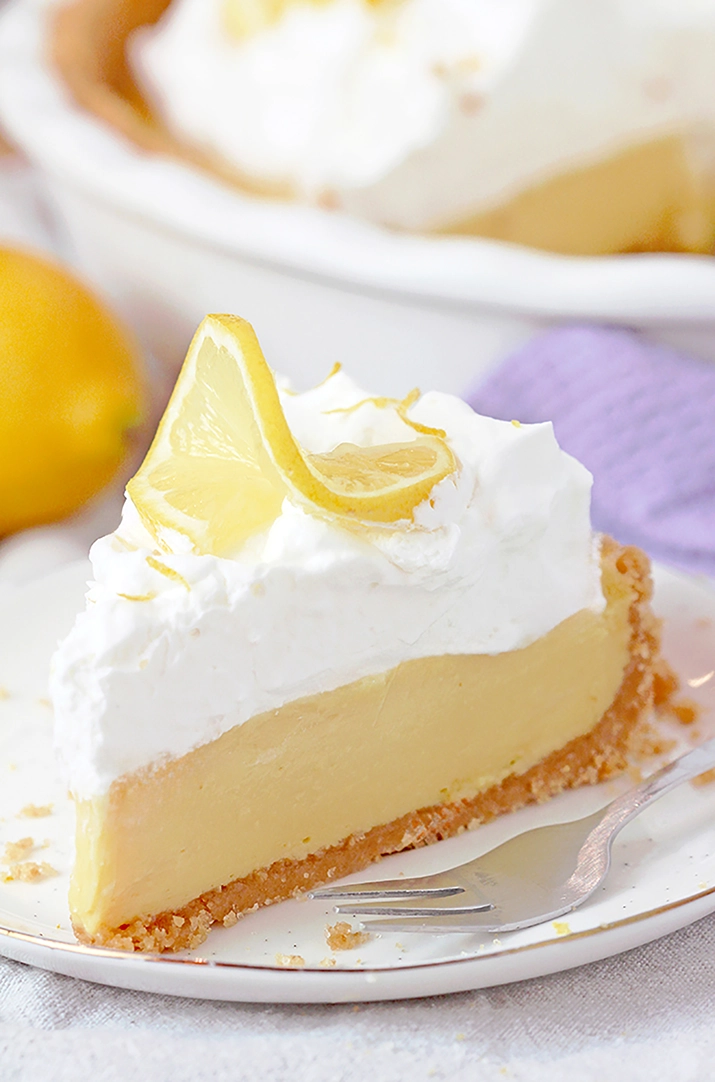 Easy Lemon Pie is a quick and simple recipe for a refreshing lemon pie with a crisp graham cracker crust, creamy filling made with sweetened condensed milk, and a light whipped topping – the perfect dessert for any season, especially spring and summer. I also love making this pie for Easter!