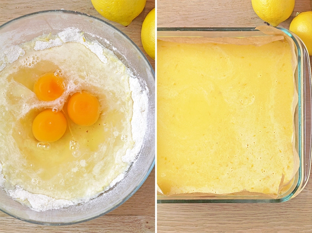 Looking for the perfect Easy lemon bars recipe? These homemade lemon bars with a buttery shortbread crust and tangy lemon filling are the ultimate lemon dessert.