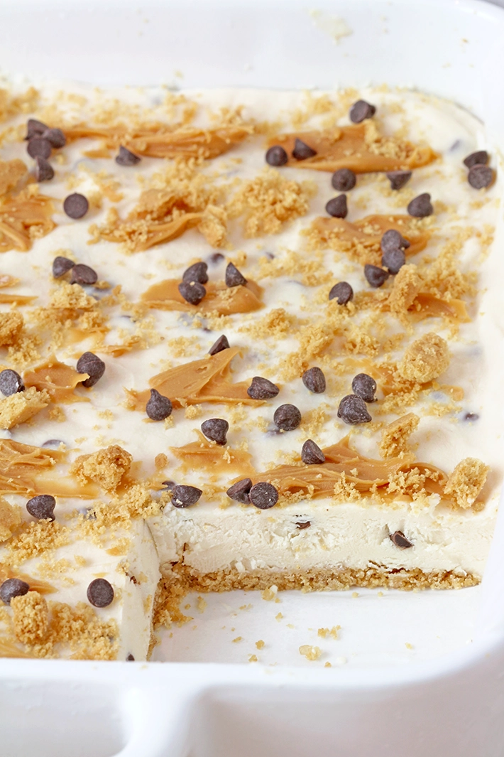 Cottage Cheese Frozen Bars - a protein dessert made from a few simple ingredients - quick, easy and incredibly tasty. If you're looking for a refreshing and healthy dessert you can make ahead of time, meet your new favorite: cottage cheese frozen bars! 