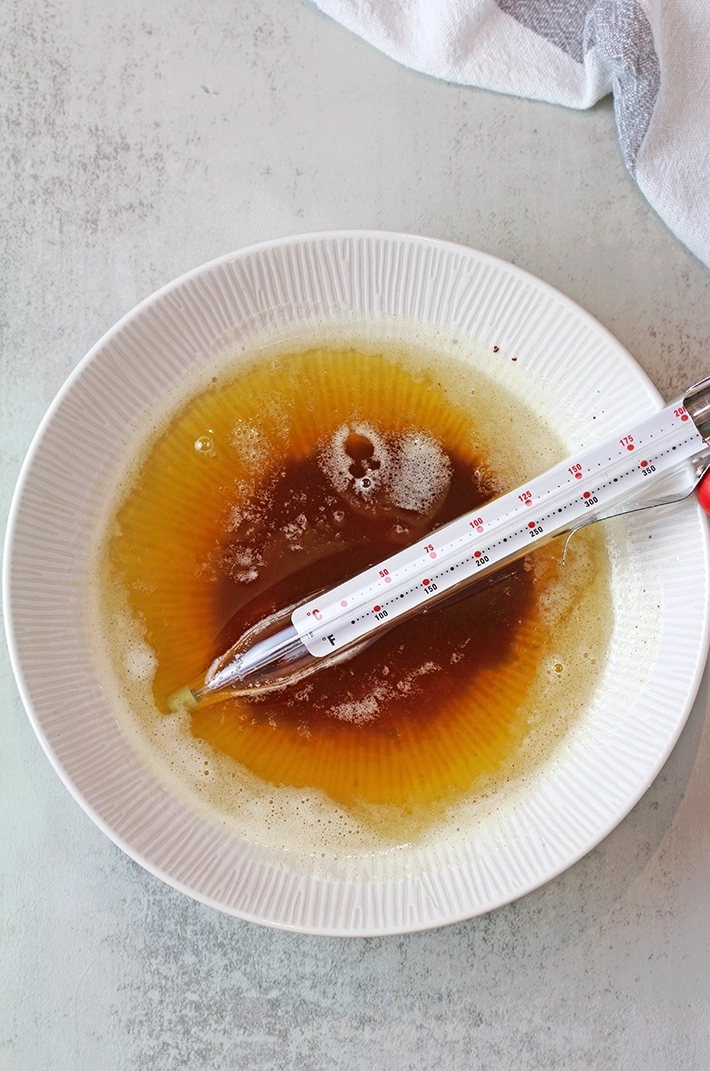 Step 1: Brown the butter and let it cool to room temperature.
