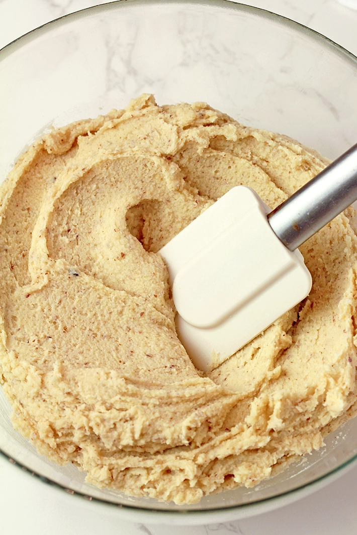 Step 3: Fold in the pecans.
Step 4: Chill the dough.