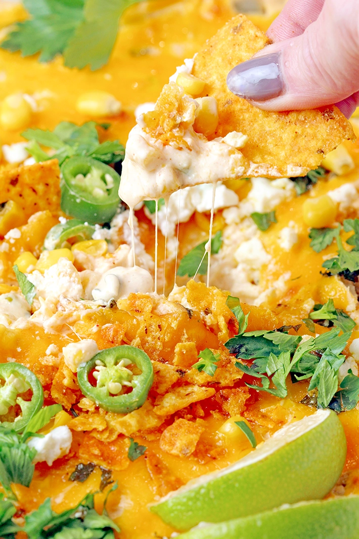 Hot Mexican Street Corn Dip